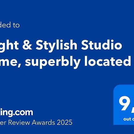 Bright & Stylish Studio Home, Superbly Located SJJ Eksteriør bilde